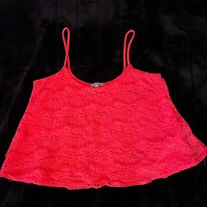 Lace Floral Crop Top